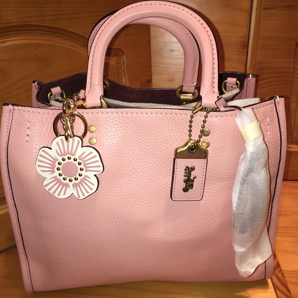 💯% Authentic Coach Rogue 30 w/Bag Charm/Key Ring